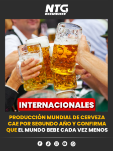 El mundo bebe cada vez menos cerveza