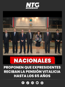 Proyecto de ley propone que expresidentes reciban la pensión vitalicia hasta los 65 años