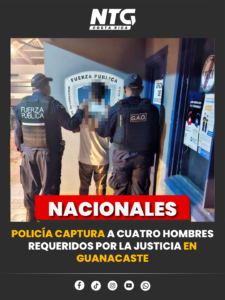 Fuerza Pública captura a cuatro hombres requeridos por la justicia en distintos operativos en Guanacaste