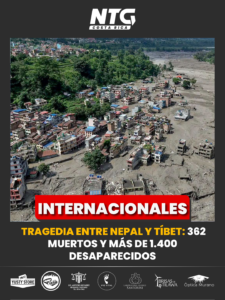 Riada entre Nepal y Tíbet deja 362 muertos y más de 1.400 desaparecidos