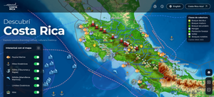 Costa Rica estrena mapa interactivo para explorar su riqueza natural y oceánica