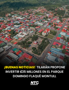 ₡35 millones para renovar el Parque de Tilarán: concha acústica sería uno de los grandes cambios