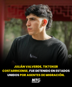 (VIDEO) Detienen en Estados Unidos al tiktoker costarricense Julián Valverde, confirmó Araya Vlogs